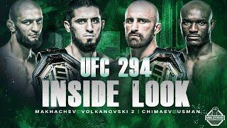 UFC 294 Makhachev vs Volkanovski 2  INSIDE LOOK