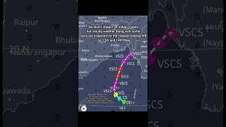 Updated path and intensity of Cyclone MOCHA #cyclone2023 #cyclonemocha #cyclone #mochacyclone