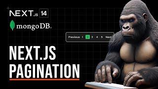 Next.js 14 Pagination Tutorial Server-Side with MongoDB