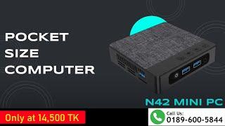 Mini PC Price In Bangladesh  N42 Pocket Computer  Budget Friendly  Price 14500 TK