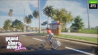 COBA GAMEPLAY GTA 6 SEBELUM RILIS RAMBUT MIRIP DUNIA NYATA GRAFIK REALISTIS