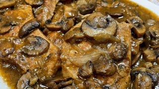 SMOTHERED PORKCHOPS and MUSHROOMS  ANOTHER DELICIOUS PORKCHOP RECIPE  PINOY SIMPLE COOKING