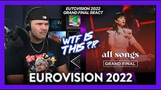 First Time Reaction EUROVISION GRAND FINAL 2022 WHAT A YEAR  Dereck Reacts