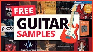 1000 Free Guitar Samples 600 MB  Free Guitar Sample Packs