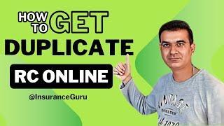 गुम हुई RC की तुरन्त खुद से Duplicate कैसे निकलवाएं ? How to get Duplicate RC ? #DuplicateRC #vahan