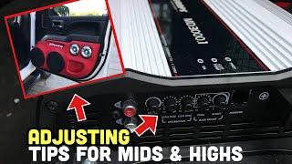 Taramps Best ADJUSTING settings for Mids and highs to blast Loud