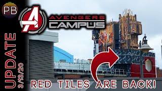 Avengers Campus Construction Update 31320  New Land at California Adventure Opens July 18th