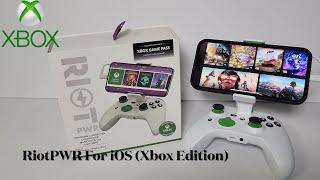 New RiotPWR Mobile Controller For iOS Xbox Edition - Unboxing & Gameplay