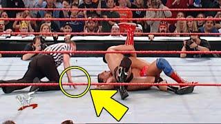 5 LUCHAS DE WWE ARRUINADAS POR ERRORES