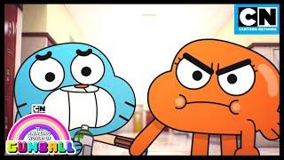 When a gorilla charges you have to stare it to the ground  Gumball  Cartoon Network