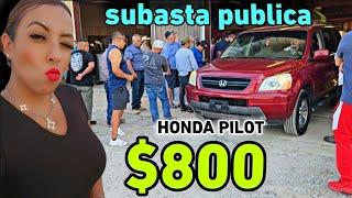 $800 Y YA SALES MANEJANDO TU PROPIO AUTO COMO LA VE subasta totalmente publica