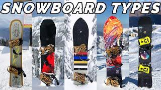 What TYPE of Snowboard Should You Buy?  Beginners Guide