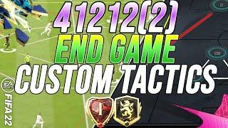 META RANK 1 412122 END GAME CUSTOM TACTICS + GAMEPLAY - FIFA 22