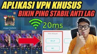 VPN KHUSUS MOBILE LEGEND  PAKE APLIKASI INI DI JAMIN ANTI LAG DAN AUTOWIN 