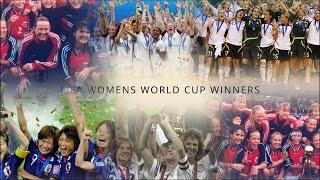 FIFA WOMENS WORLD CUP WINNERS I 1991-2019 I BAR CHART RACE I NATIONS WITH MOST WC TITLES