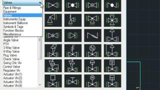 Drawing P&ID with Mech-Q in AutoCAD