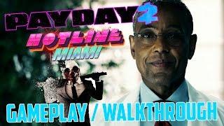 Payday 2 Hotline Miami DLC  Day 1 The Dentist  Gameplay  Walkthrough