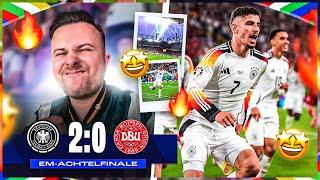 JAAA  VIERTELFINALE Wir KOMMEN  Deutschland  vs Dänemark  STADION VLOG 