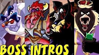 Sly Cooper 12 3 and 4 - All Boss Intro Cutscenes PS2 PS3