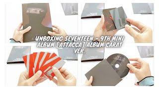 Unboxing SEVENTEEN - 9th mini Album Attacca Album Carat Version Wen Jun Hui Cover