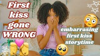 First Kiss Gone WRONG  EMBARRASSING first kiss story time  just jordyn