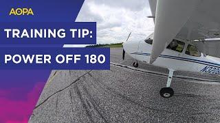 How to practice power off 180 degree approaches and landings