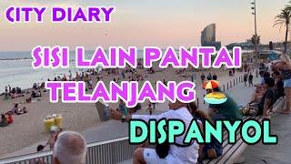 SISI LAIN PANTAI TELANJANG DI SPANYOL .