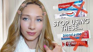 TOOTHPASTE CAUSING SKIN PROBLEMS?  HOW TO CHOOSE TOOTHPASTE