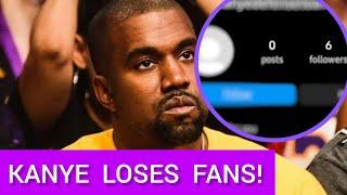 KANYE WEST HAS LOST MILLIONS OF FANS AND MILLIONS OF MONEY LOSES HIS BIGGEST IG DEFENDERS