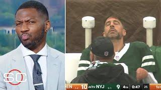 ESPN goes crazy Jets stunned by Broncos as Aaron Rodgers putrid offense fail to find end zone