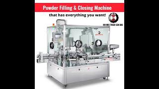 Pharmaceutical Oral Powder Filling and Closing Machine