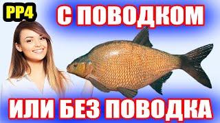 С Поводком или БЕЗ? Лучший РЕЗУЛЬТАТ на ЛЕЩА ● Русская Рыбалка 4  РР4