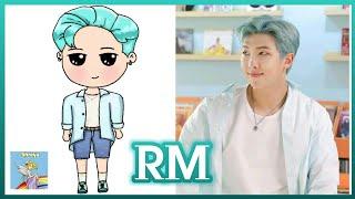 How To Draw BTS RM  Dynamite