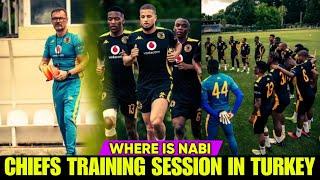 WATCH Kaizer Chiefs Training Session In Turkey  NABI NOT SPOTTED  DA CRUZ IN CHARGE