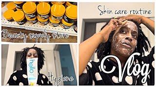 Vlog  skin care routine  beauty supply store run & a whole bunch of ranting  Leah J