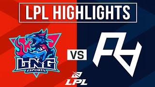 LNG vs RA Highlights ALL GAMES  LPL 2024 Summer  LNG Esports vs Rare Atom