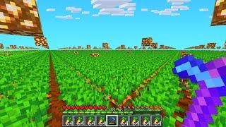 I Built The Worlds Biggest Farm in Minecraft Skyblock