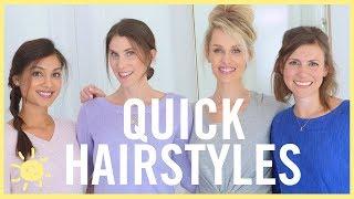 STYLE & BEAUTY  4 Quick Hairstyles for Mom