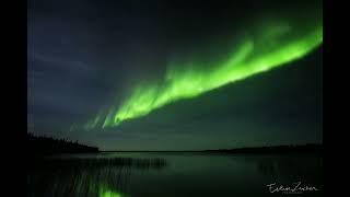 Time lapse of Northern Lights 17 September 2022 Pontoon Lake Northwest Territories Canada