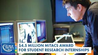 $4.5 Million Mitacs Award For Student Research Internships  George Brown College