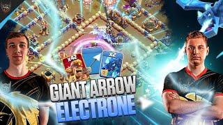 INSANE PRO PLAYER USES GIANT ARROW WITH EDRAGS  TOWNHALL 16  CLASH OF CLANS