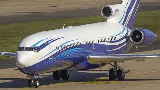 60 MINUTES PURE AVIATION - THREE ENGINE PLANES ONLY - Boeing 727 DC10 MD11 L1011 TU154 ... 4k