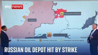 Ukraine launches drone strikes on Russian oil facilities  Ukraine war