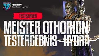 Raid Shadow Legends - Der neue Hydra Meister Othorion - Testergebnisse TestServer