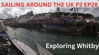 Ep28 P2 Around the UK We go  Exploring Whitby and visit the Abbey and try the Famous Scampi