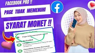 Page Tidak Memenuhi Syarat Monetisasi Facebook ini Alasannya