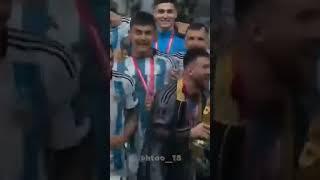 احتفال الأرجنتين  بكأس العالم 2022