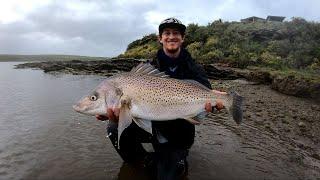 Massive Grunter Fishing Breede River friends fun and foul weather