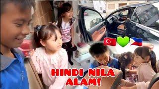 SURPRISING THE KIDS WITH A NEW CAR ANG REAKSYON NILA FILIPINA AND TURKISH FAMILY