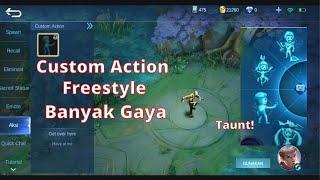 Freestyle Custom Action Bergaya Ala Mobile Legends